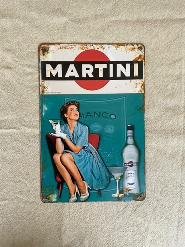 Insegna metallo martini - insegna,