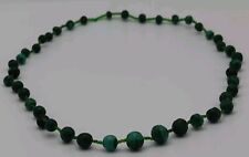 Collana Anni 70 Malachite Africana Ottime Condizioni 