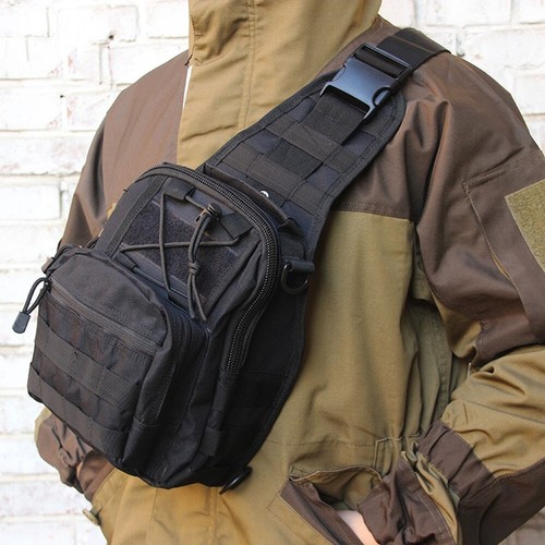 Zaino tattico spalla nero - 1, pz