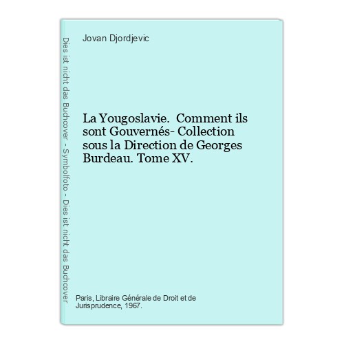 Yougoslavie comment ils - la, yougoslavie.