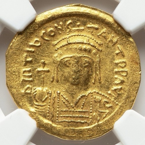 Moneta oro tiberio - moneta, ii