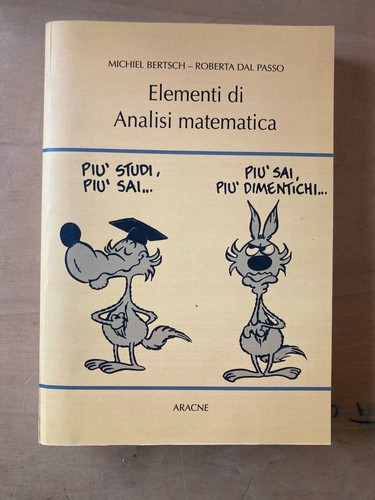 Elementi analisi matematica - elementi, di