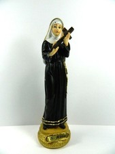 Statua Santa Rita da Cascia Cm 30 Arte Sacra Santo Suora Idea Regalo
