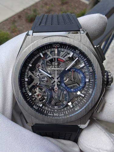 Zenith defy gray men watch - gray,
