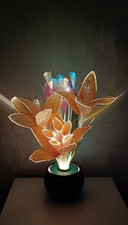 Avatar di fiori. Lampada da