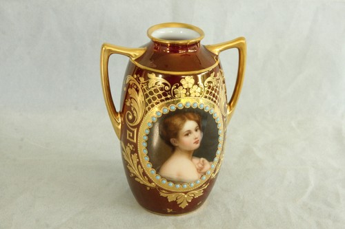 Antico vaso gioiello marrone - gioiello,