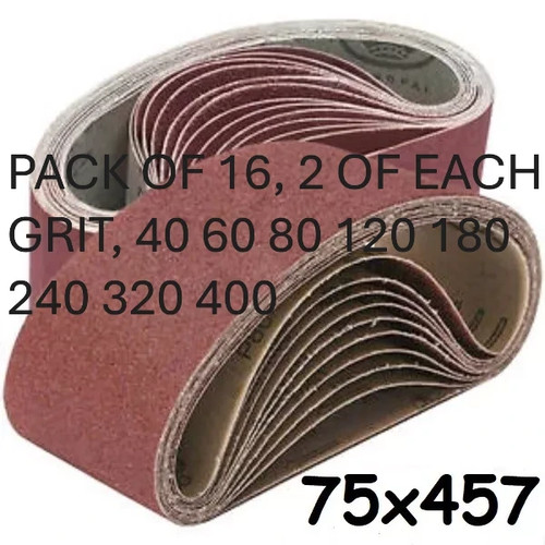 Nastri abrasivi 457 mm - nastri, 75