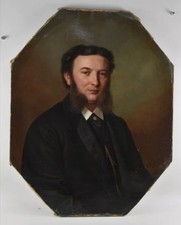 Dipinto antico ritratto - dipinto, di