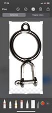 Anello drizza randa catamarano - randa,