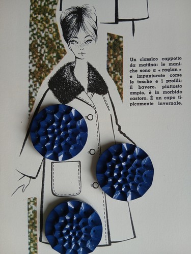 Bottoni vintage colore - pz.,,