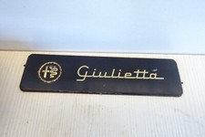 Targhetta badge Alfa Romeo Giulietta per cruscotto