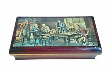 VECCHIO CARILLON VINTAGE ANNI 50/60 DA COLLEZIONE IN LEGNO CON BALLERINA.