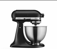 KitchenAid 5K45SSBOB Classic Mixer da appoggio miscelatore planetario nero opaco 