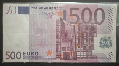 Billete 500 euros - billete, firma