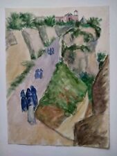 Acquarello di Albano Vitturi (1888-1968)