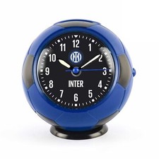 Orologio Sveglia FC INTER JA7082IN2 Pallone Nero Azzurro Alarm da Tavolo