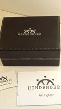 HINDENBERG-SCATOLA PER OROLOGIO-VINTAGE-CON GARANZIA E LIBRETTO-ORIGINALE RAR-4+