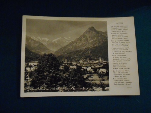 Cartolina bobbio pellice - cartolina, b/n