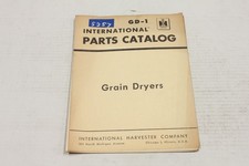 Catalogo ricambi per asciugatrice cereali International Harvester modello 10