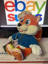 Peluche ufficiale Conker Talking con corona rimovibile Conker's Bad Fur Day