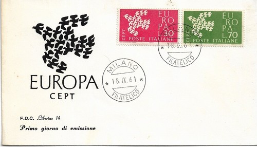 Fdc libertas europa 1961 - :,