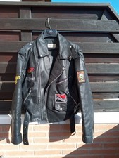 GIACCA PELLE CHIODO METALLARO