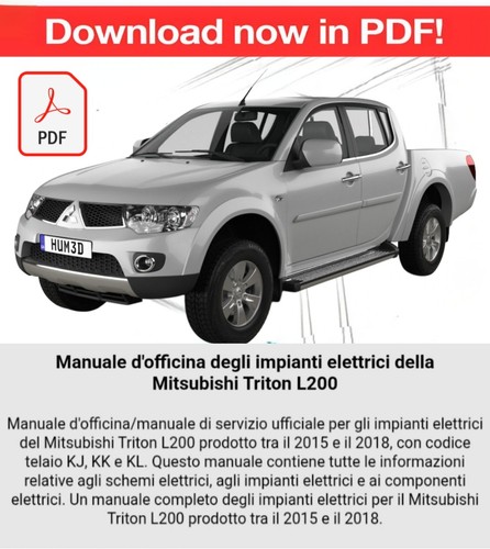 Manuale officina mitsubishi - manuale,