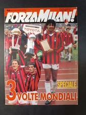 rivista FORZA MILAN - anno 1990 numero 12 suppl Baresi