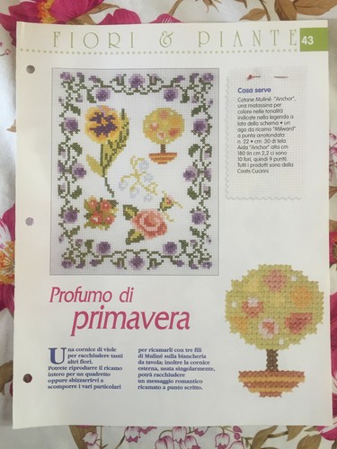Schema punto croce ricamo - schema,