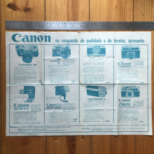 Poster pubblicitario canon - poster,
