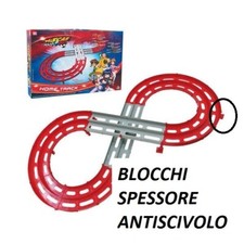 4 pezzi ricambio BLOCCHI SPESSORE ANTISCIVOLO PISTA SCAN 2 GO GIOCHI PREZIOSI