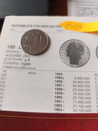 Moneta 100 lire del 1978 - moneta, da