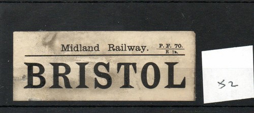 Midland railway luggage - midland, mr