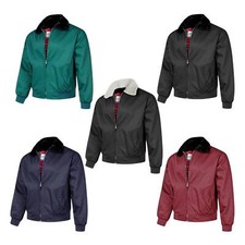 Harington Giacca Collo Pelliccia Inglese Classico Vintage Retrò Moda Bomber Coat