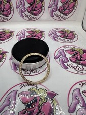 Ghiera Custom  36 mm Placcata Oro E Zirconi datejust 16233 18038 18238