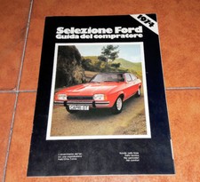 BROCHURE ADVERTISEMENT GUIDA FORD CAPRI ESCORT MUSTANG TAUNUS CONSUL GRANADA 974