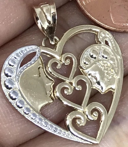 Ciondolo oro 14k madre mamma - ciondolo,