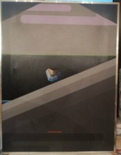 Keizo MORISHITA, acrilico su tela misure 115 x 88