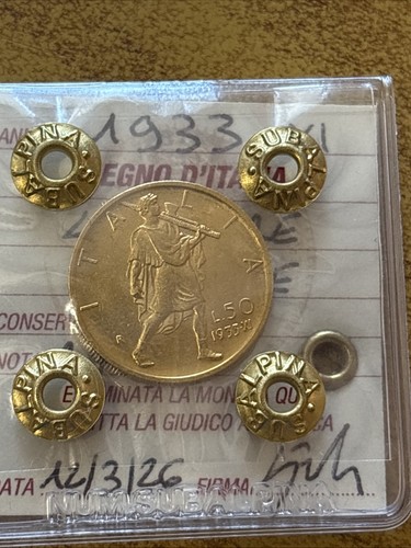Moneta oro regno italia - oro,