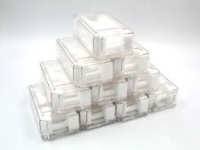 ROLEX 10 PEZZI BOX PVC PER DAYTONA SUB GMT MILGAUSS SCATOLA PLASTICA PLAXYGLASS