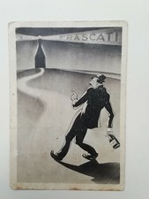 Vino Frascati Liquore Uva Bevanda Cartolina Pubblicitaria 