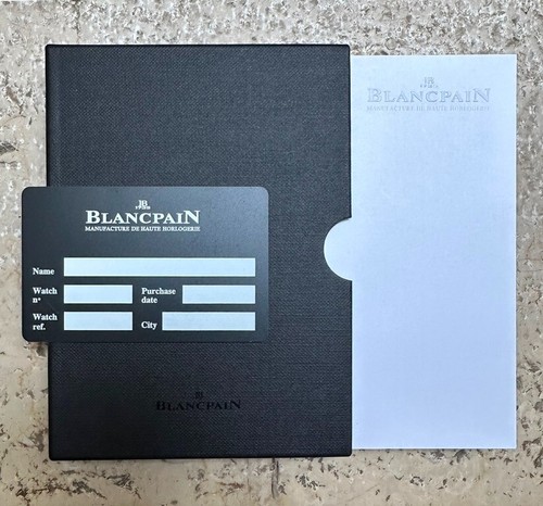 Blancpain papers set top - set,