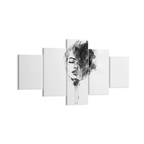 Quadro tela 125x70cm donna - su,