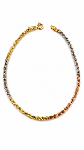 Bracciale funetta oro kt - in,