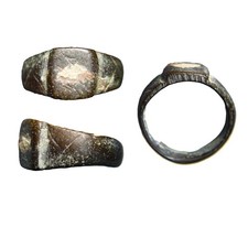 Anello in bronzo antico romano
