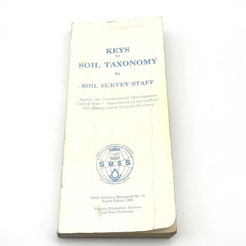 Keys soil taxonomy - keys, to