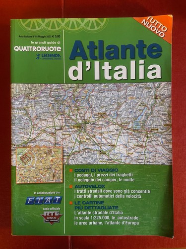 Atlante italia quattroruote - d'italia,