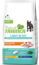 Natural  Ideal Weight Small & Toy Cibo per Cani Adulti Light in fat con Tacchino