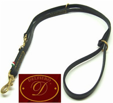 Guinzaglio in cuoio nero