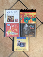 Lotto 5 CD Musica Bandistica e Jazz -Famosi Brani e Live Rari-Ottimi- Collezione